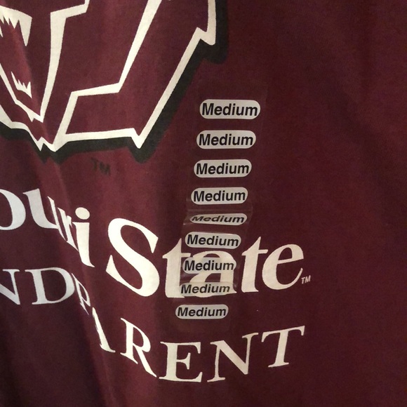 Missouri State University Bears Grandparent T-Shirt,Size M, Unisex,Cotton,NWT - Picture 3 of 7